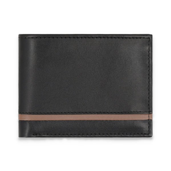 Men’s BLACK Leather Wallet – Premium Slim Leather Wallet for Men | MSN LEATHERS