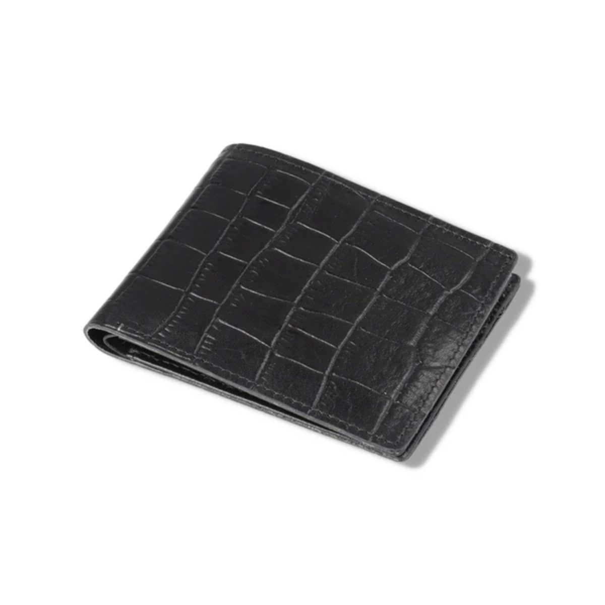 Baron Elite Croc Textured Leather Wallet | MSN LEATHERS
