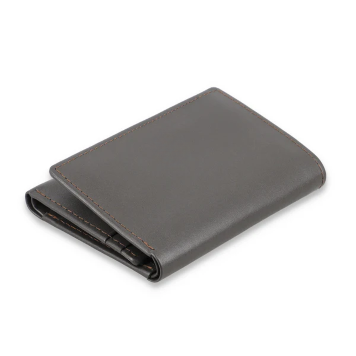 Men's Brown Tr-Fold Leather Wallet | Genuine Leather Trifold | MSN Leathers