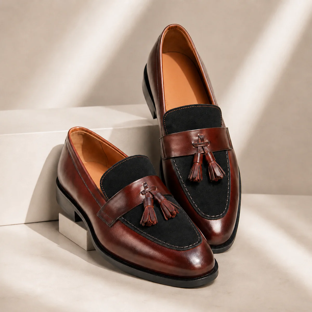 Vinny Mens Leather Shoes