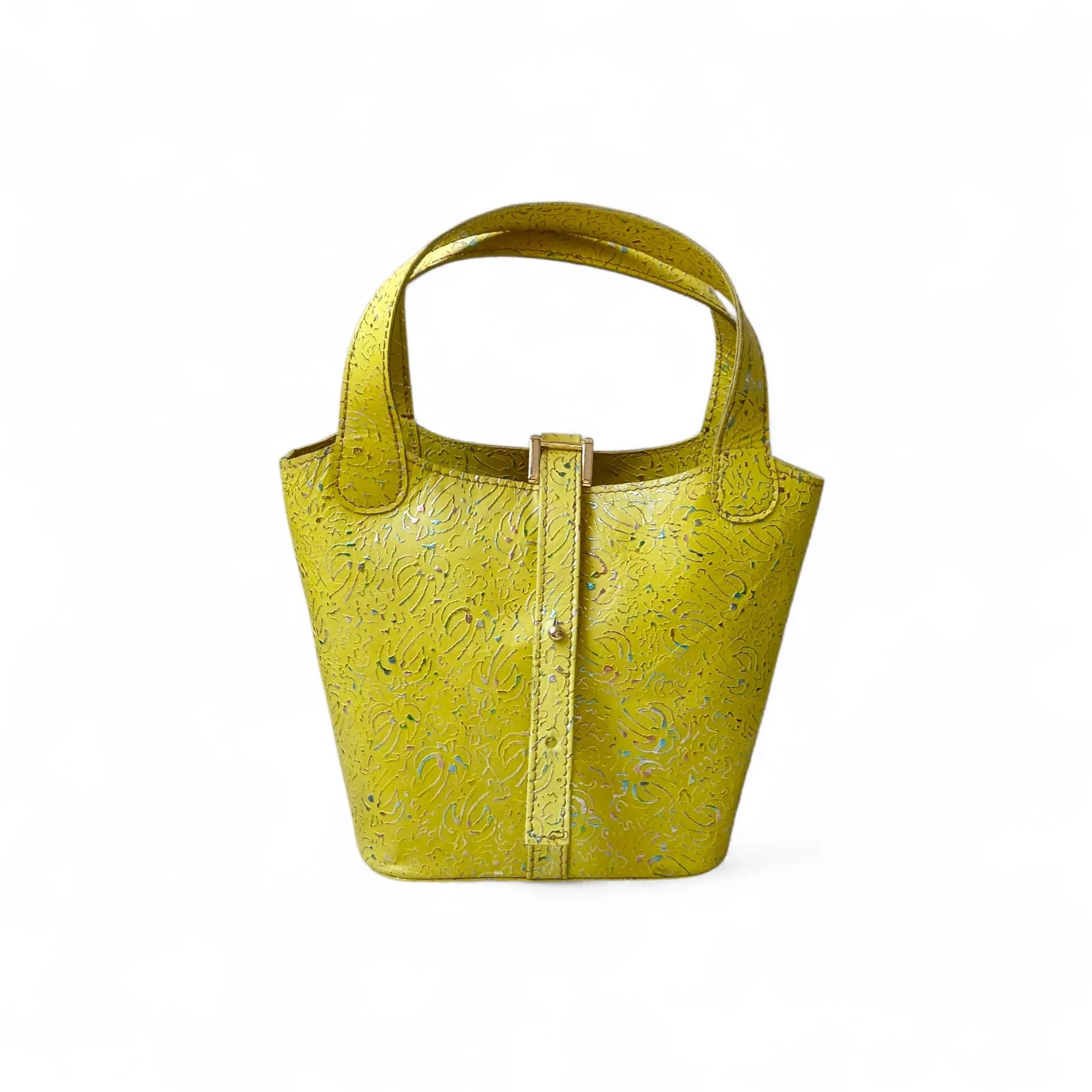 Structured Mini Top Handle Handbag