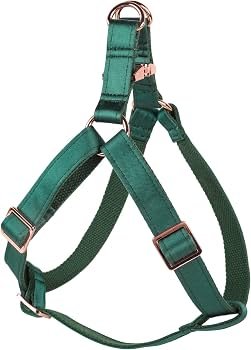 Leather Dog Harness - Avocado Green