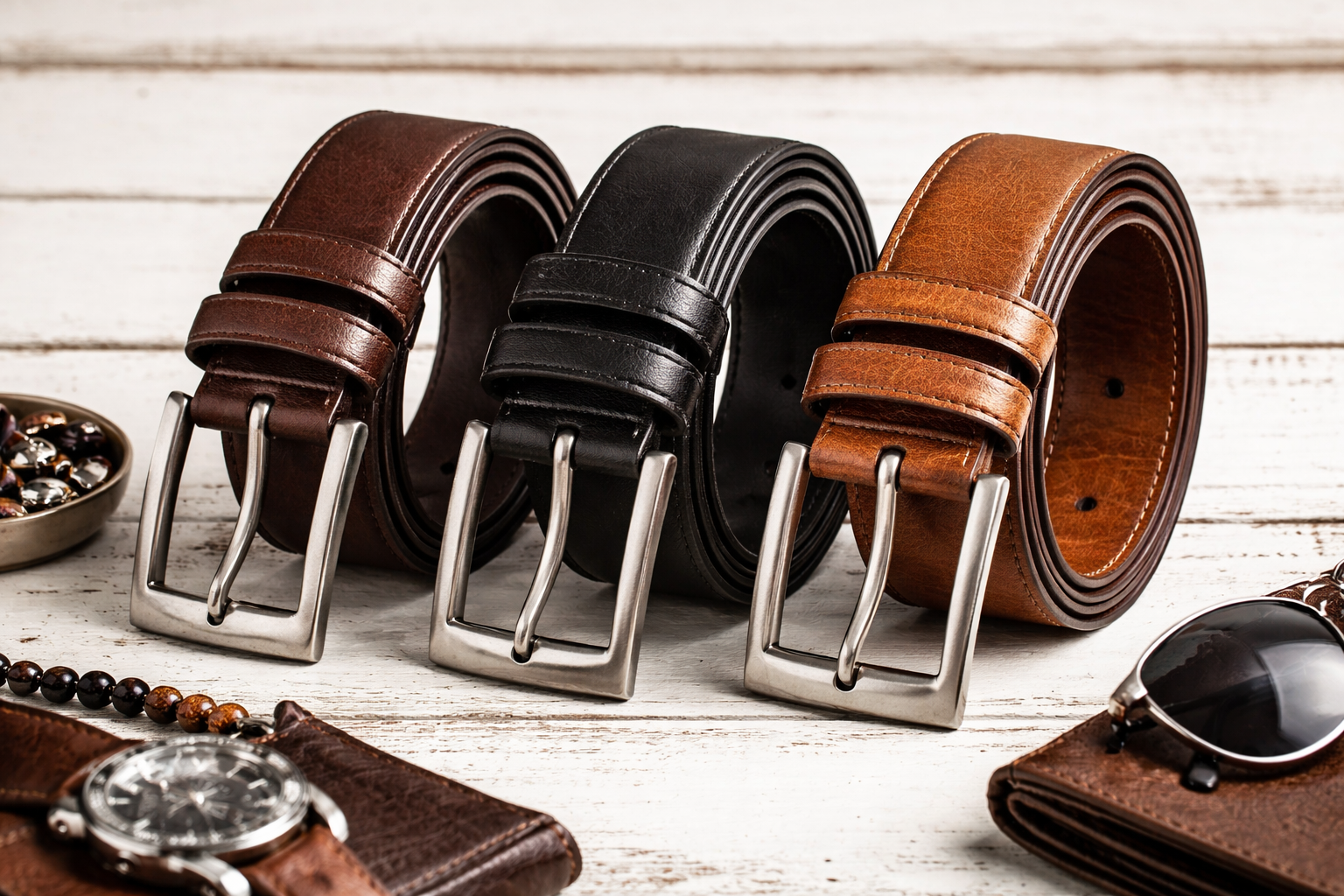 Leather Belts for Men | MSN Leathers