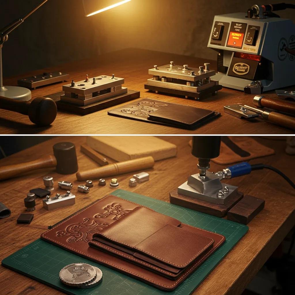 Methods for Embossing Leather in MSN Leathers